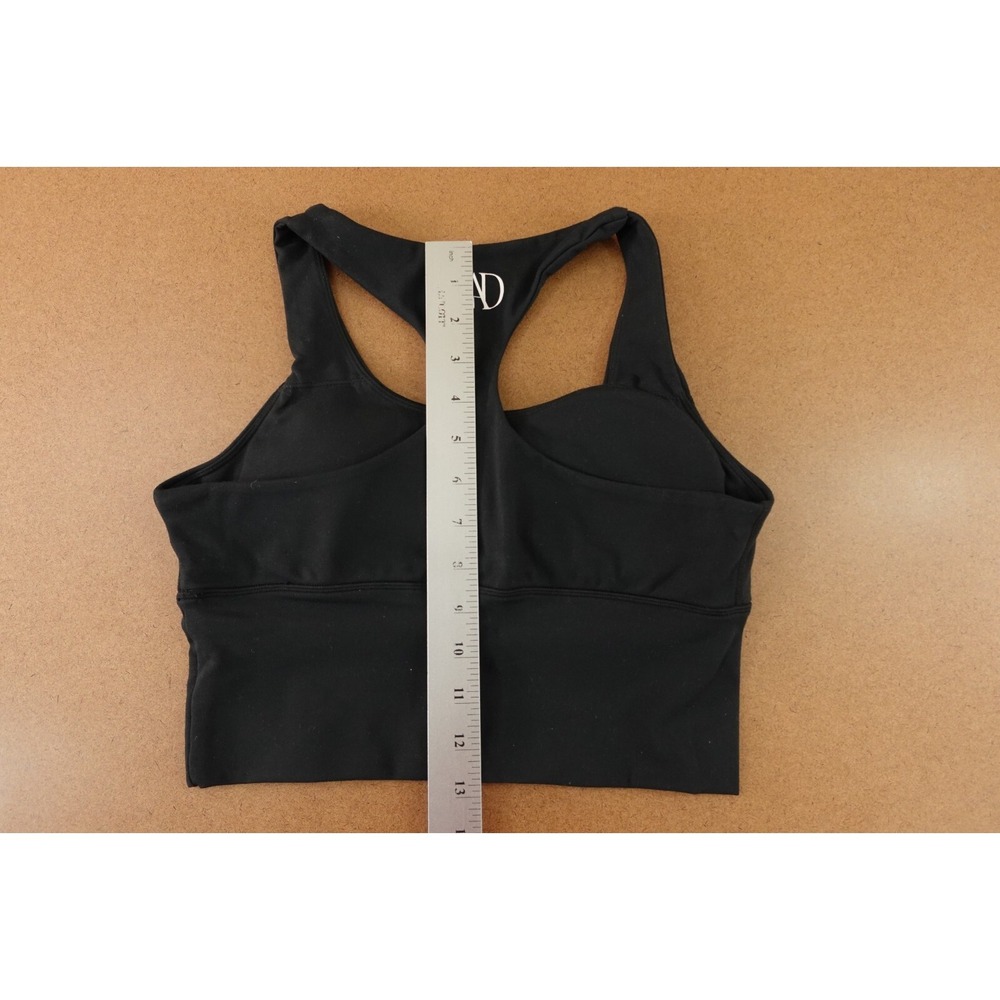 GLAD Womens Size Medium Black Pullover Racerback Sports Bra - Picture 6 of 7